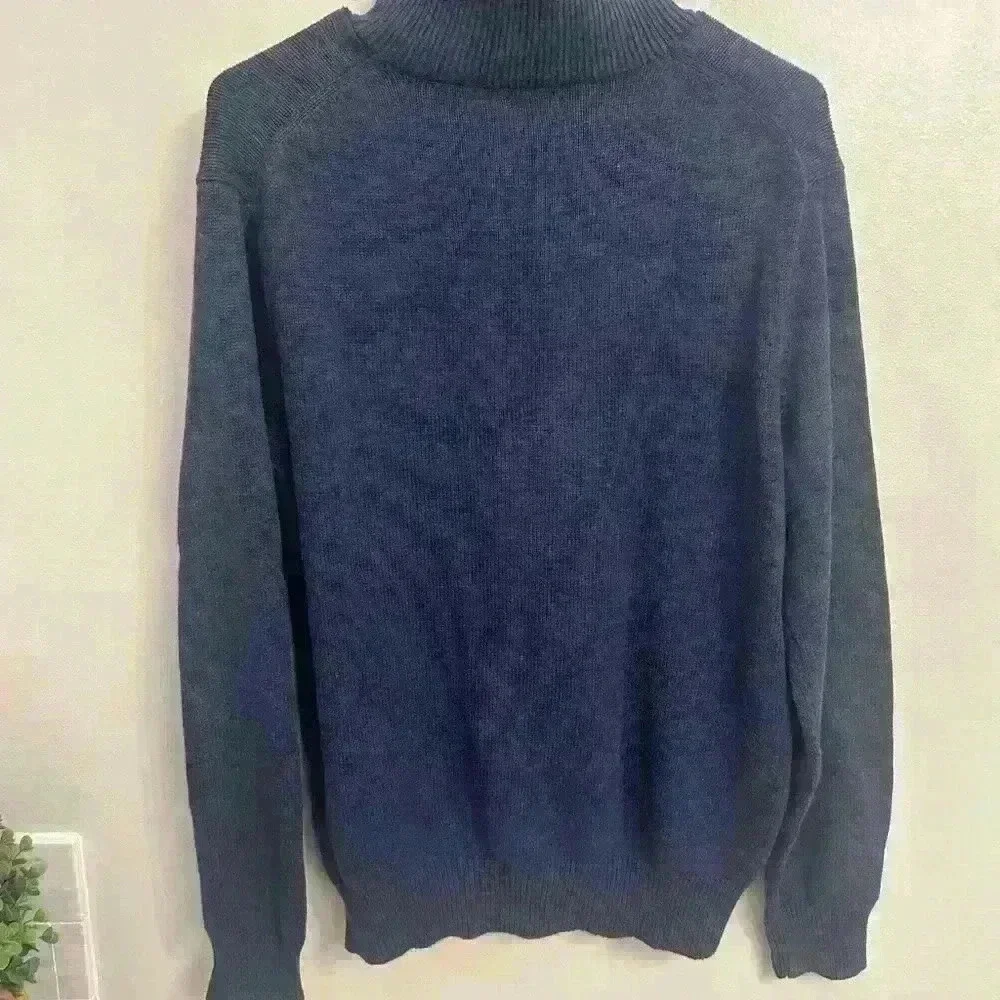 Men's JCrew medium blue 1/4 zip pullover